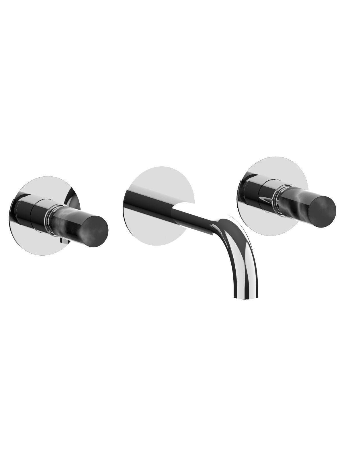 Настенный смеситель для раковины с 3 отверстиями без слива Rubinetterie Frattini Pepe XL ARCH-00037632 - Вид №5