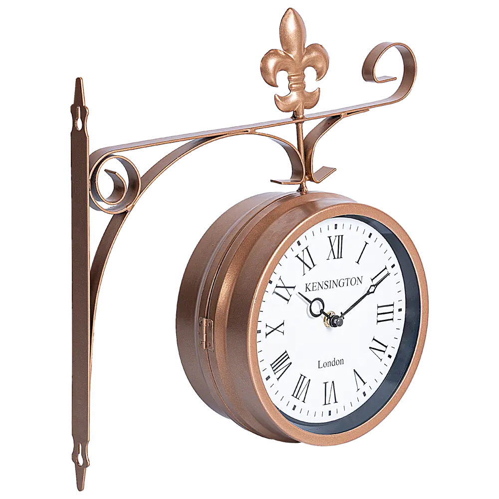 Настенные часы Dream River Дубль 2 в классическом коричневом цвете 89359831 STLM-1563683