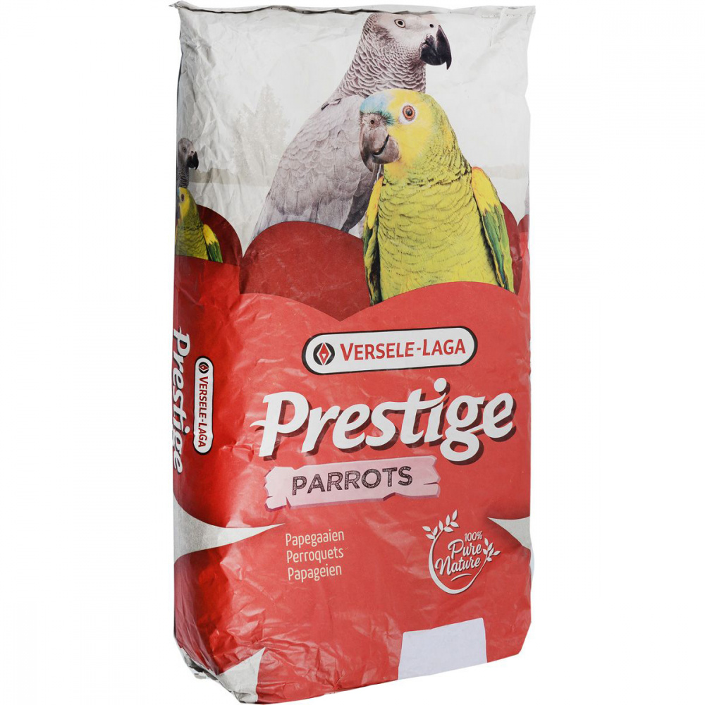 ПР0038438 Корм для птиц Prestige Parrots для крупных попугаев 15кг VERSELE-LAGA 