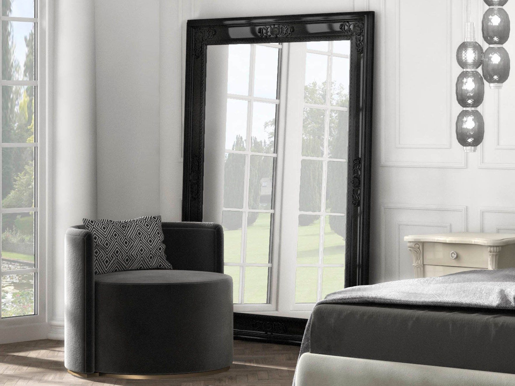 Прямоугольное деревянное напольное зеркало с рамкой CASA +39 Oliver ARCH-00029594