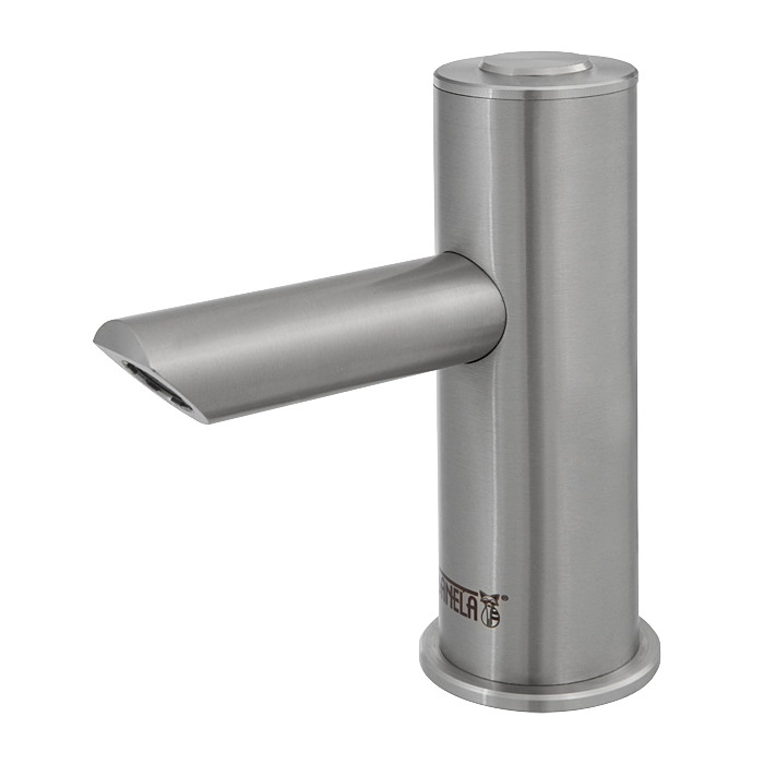 66934 Автоматический смеситель, удлиненный излив, пьезо, 6 В SANELA 