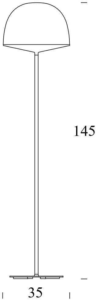 FontanaArte Торшер из поликарбоната Cheshire sun-id-1478355 - Вид №2
