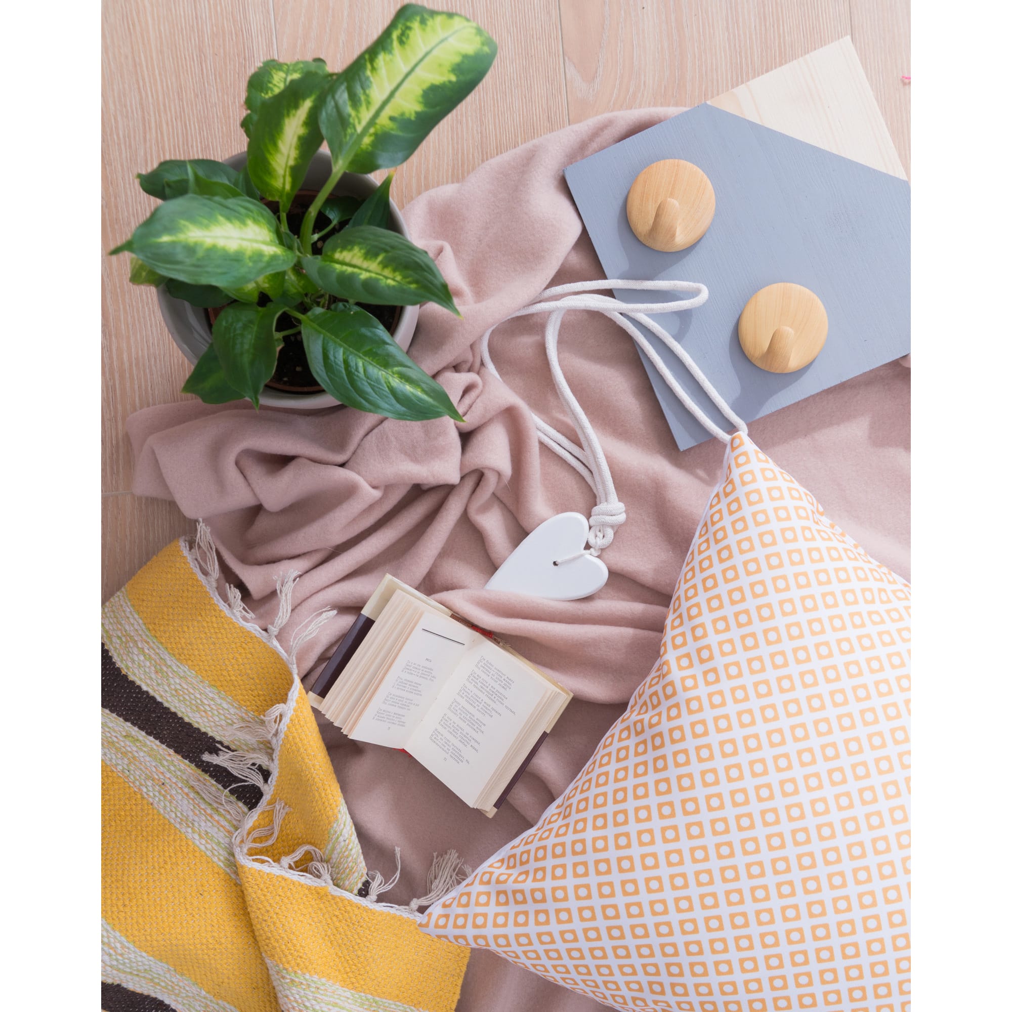 18690556 Плед 110х150 см флис цвет экрю Santreyd  - Вид №4