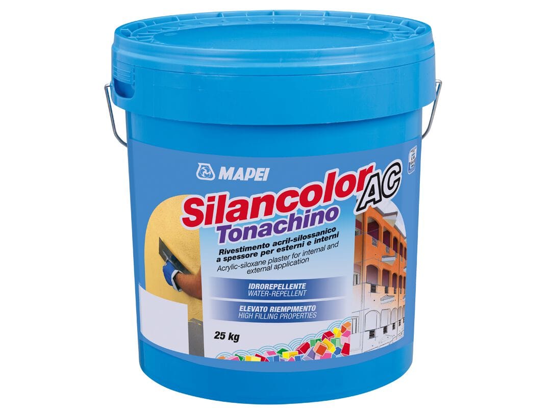 Дезинфицирующее акрилсилоксановое покрытие для наружных и внутренних помещений MAPEI SILANCOLOR AC TONACHINO ARCH-00074312 - Вид №1