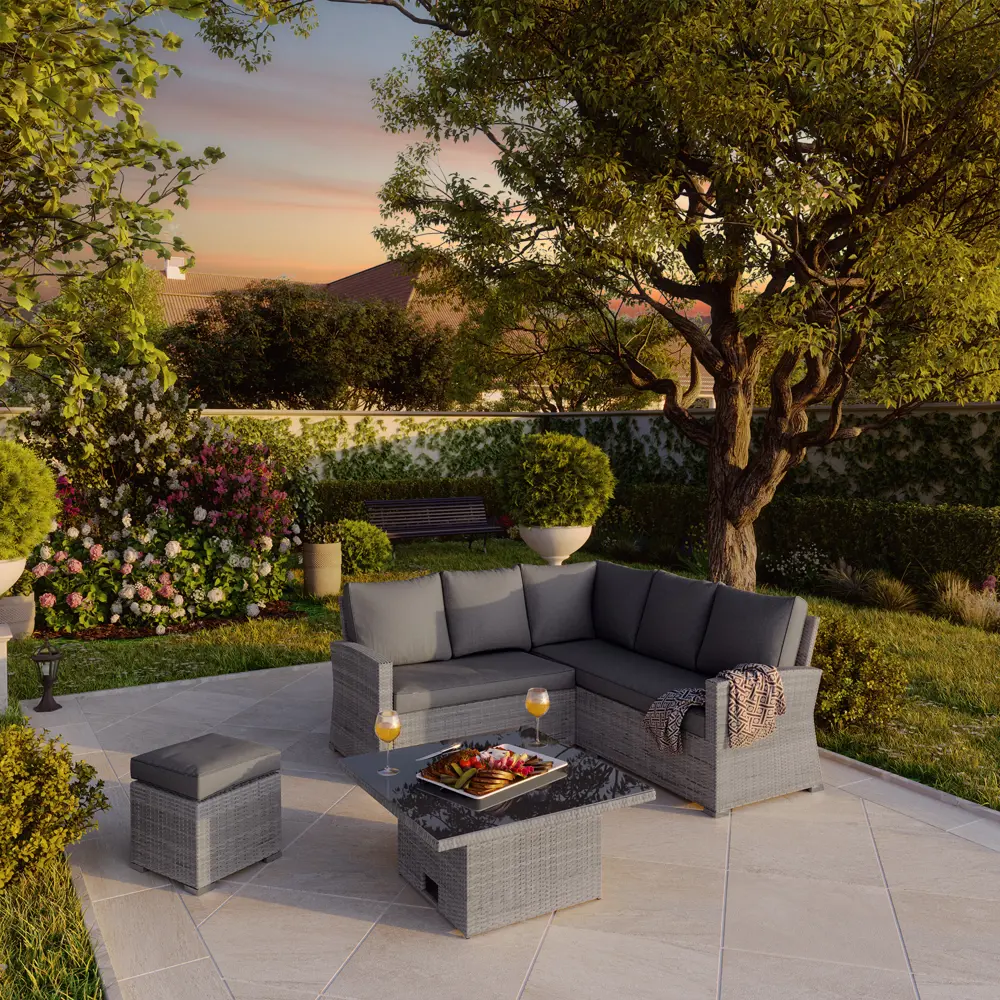 Набор садовой мебели Davos угловой NATERIAL STLM-2057553 - Вид №19