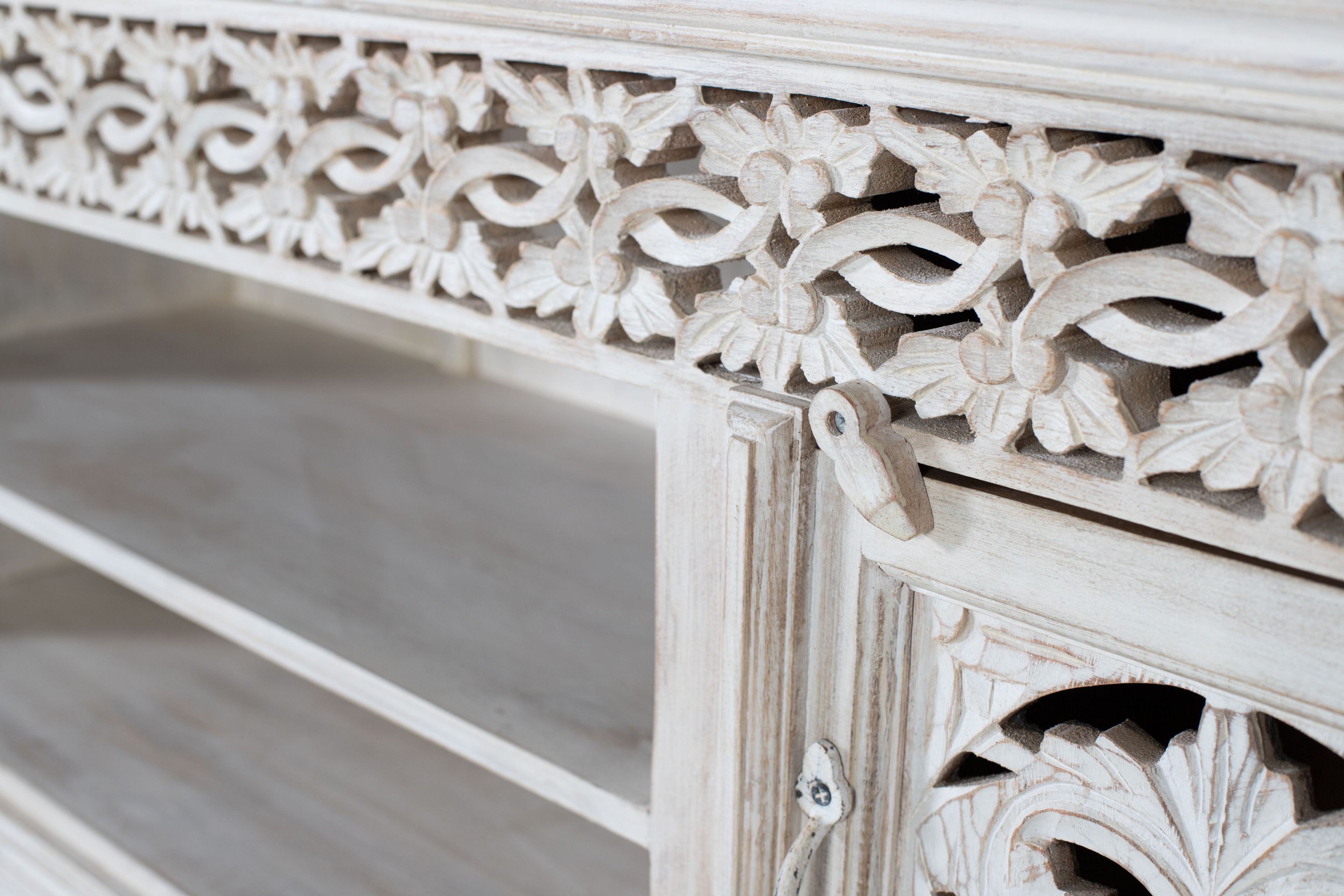 Низкий ТВ-шкаф в манго Giner y Colomer 1518 ARCH-00116350 - Вид №4