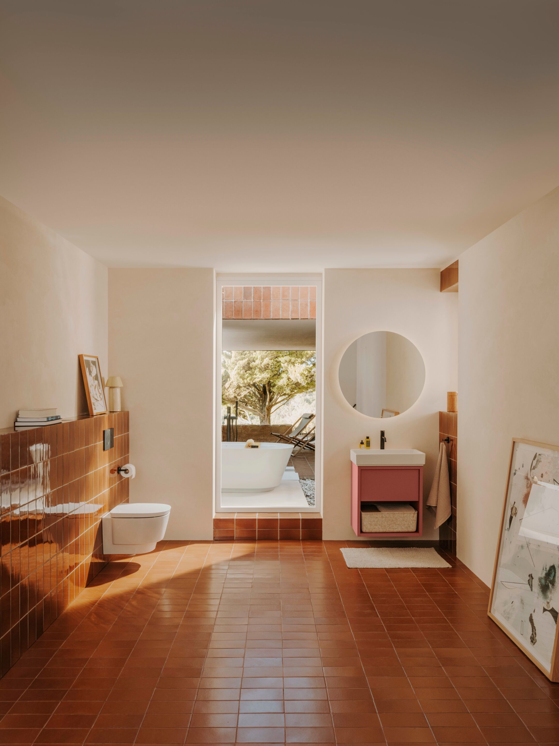 Деревянный подвесной умывальник с ящиками Roca ARCH-00062872 - Вид №1