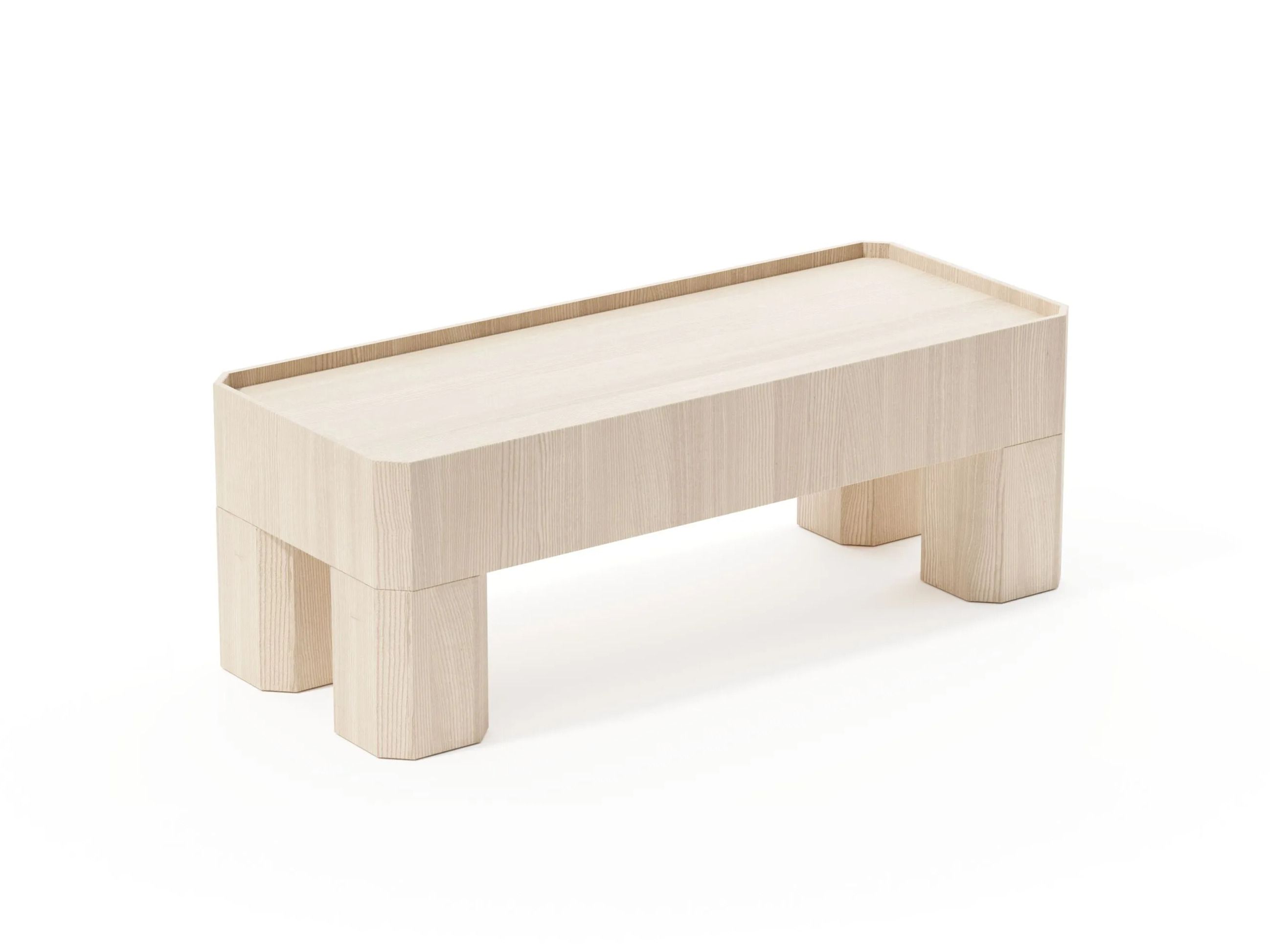 Деревянный прямоугольный высокий журнальный столик Joyf блок ARCH-00039712