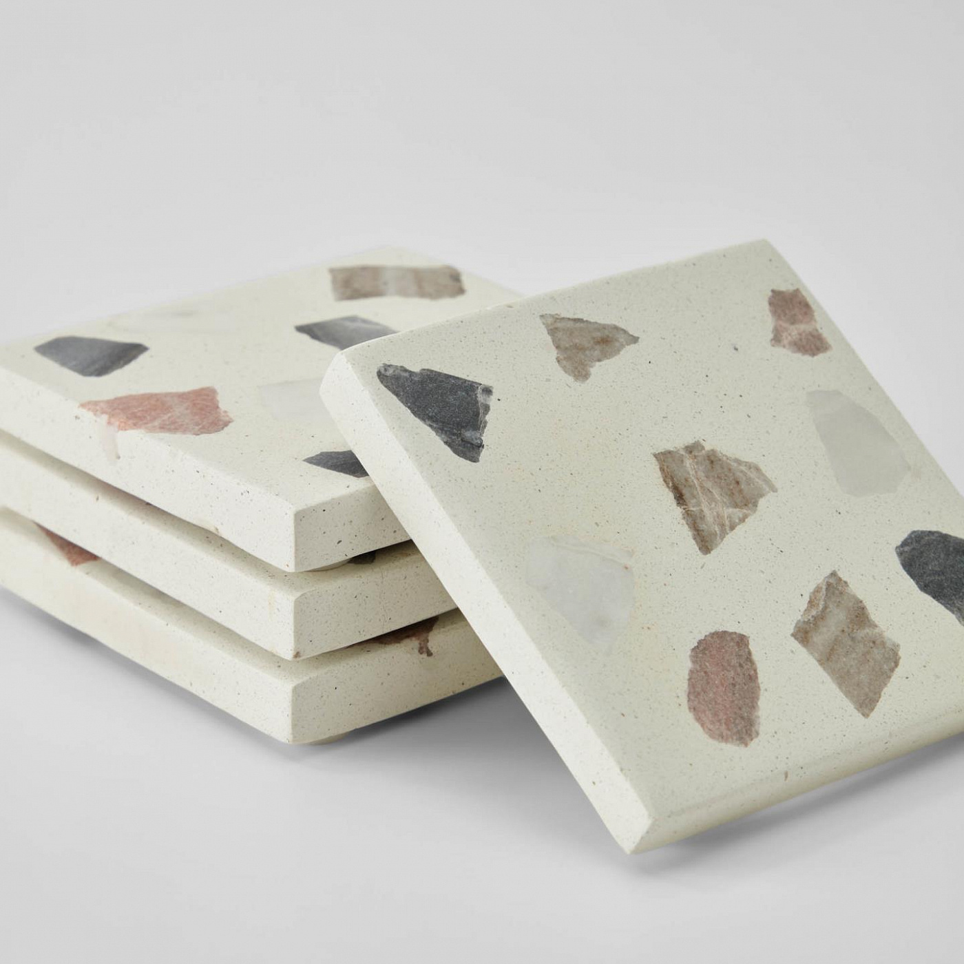 099816 набор из 4 квадратных подставок под кружки La Forma Temira 