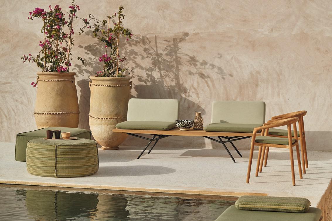 MNST1312 Тач пуф лотос ваниль 52 Manutti Poufs  - Вид №17