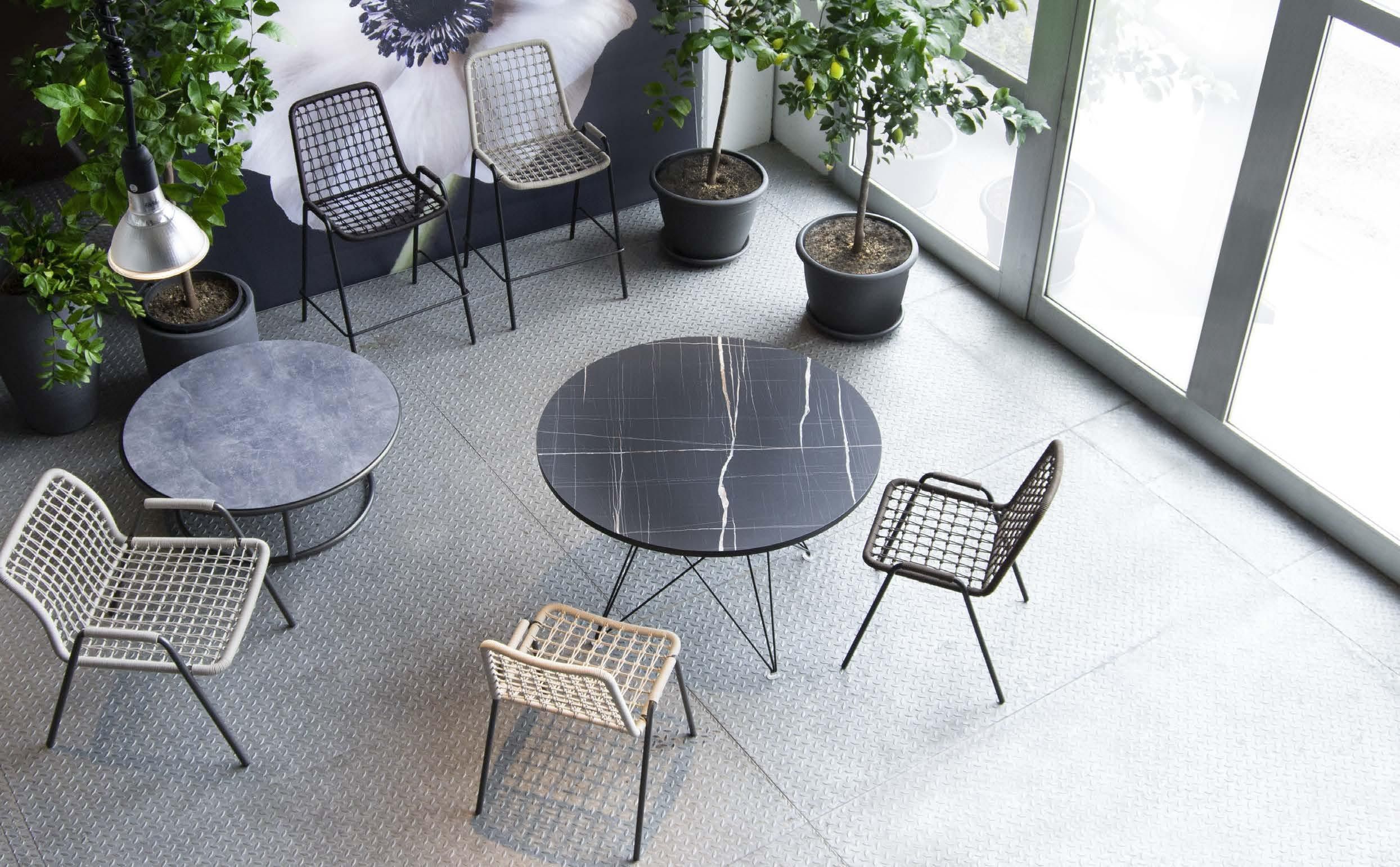 Штабелируемое кресло из морской веревки с подлокотниками Tonon Sailor ARCH-00118972 - Вид №5