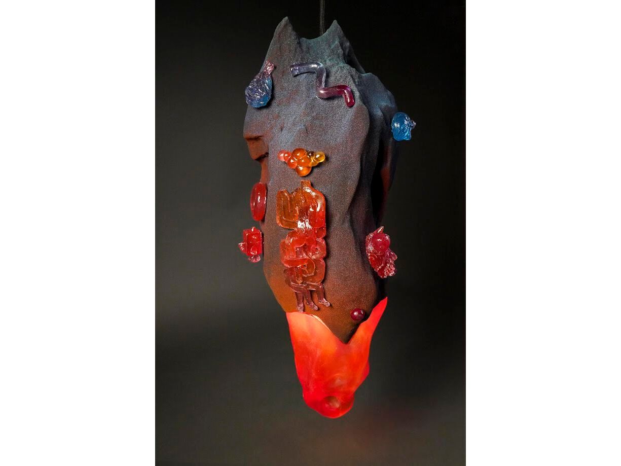 Подвесной светильник из кварцевого песка и смолы LO Contemporary Oniric ARCH-00052526 - Вид №1