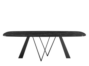 Прямоугольный мраморный стол