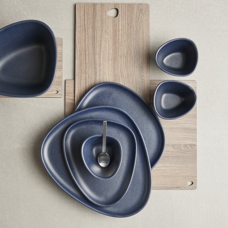 990172 Чаша маленькая 1 шт (11х10х6см) каменная керамика, черная;LIND DNA  - Вид №1