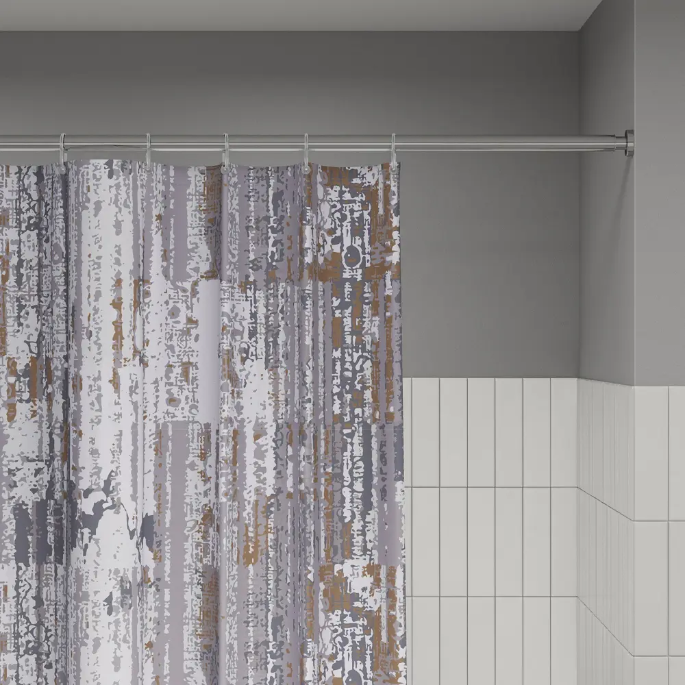 89380327 Штора для ванной Iddis Concrete LM06P18i11 200x180 см полиэстер цвет серый STLM-1578298 - Вид №8