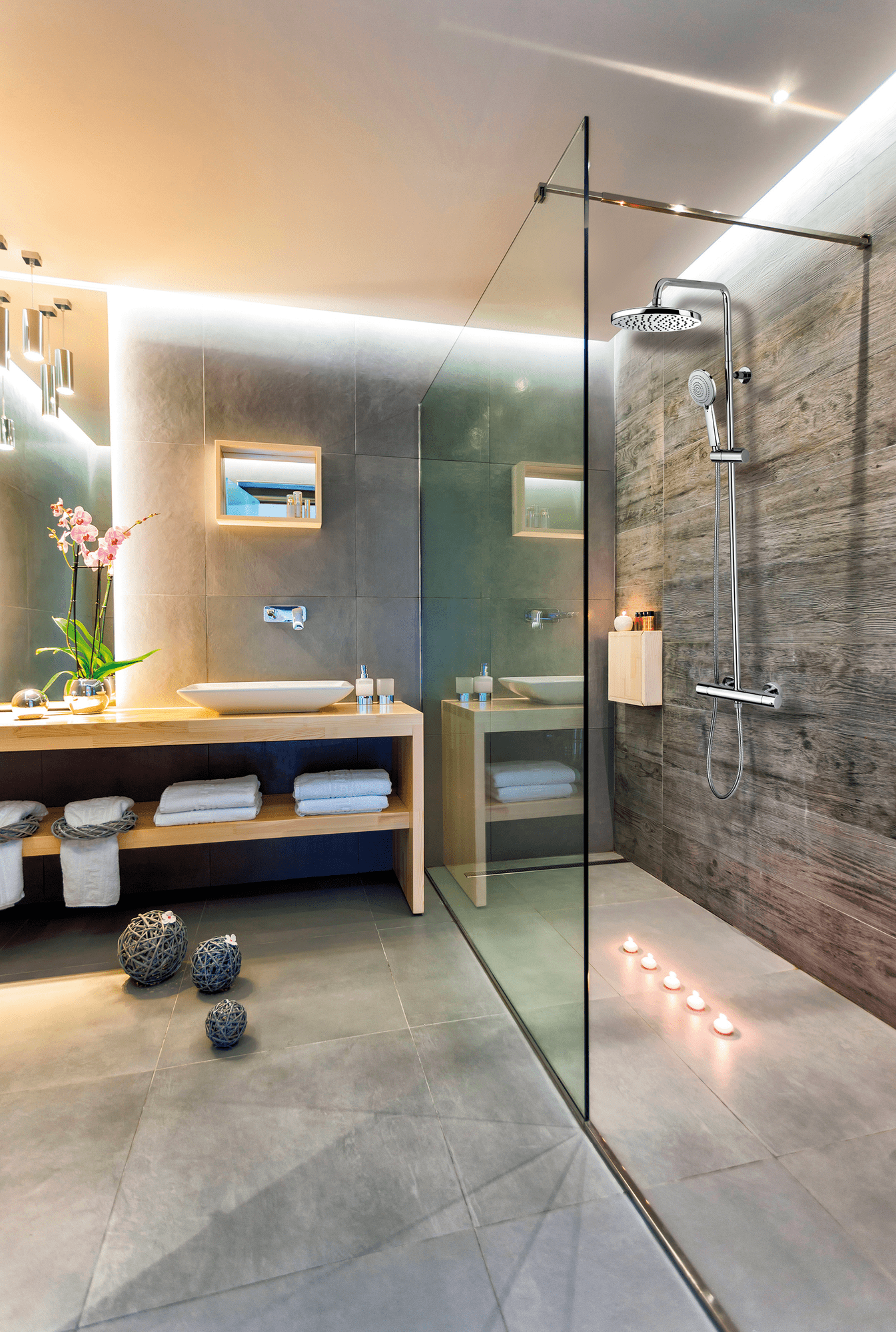 L10007 Душевая колонна OKI Ø 250 mm- Termostatico BOSSINI  - Вид №1