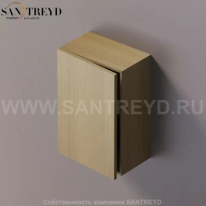 FLAT V Подвесной шкаф с петлями справа. Отделка: натуральный дуб. AFXMO235042RTRT