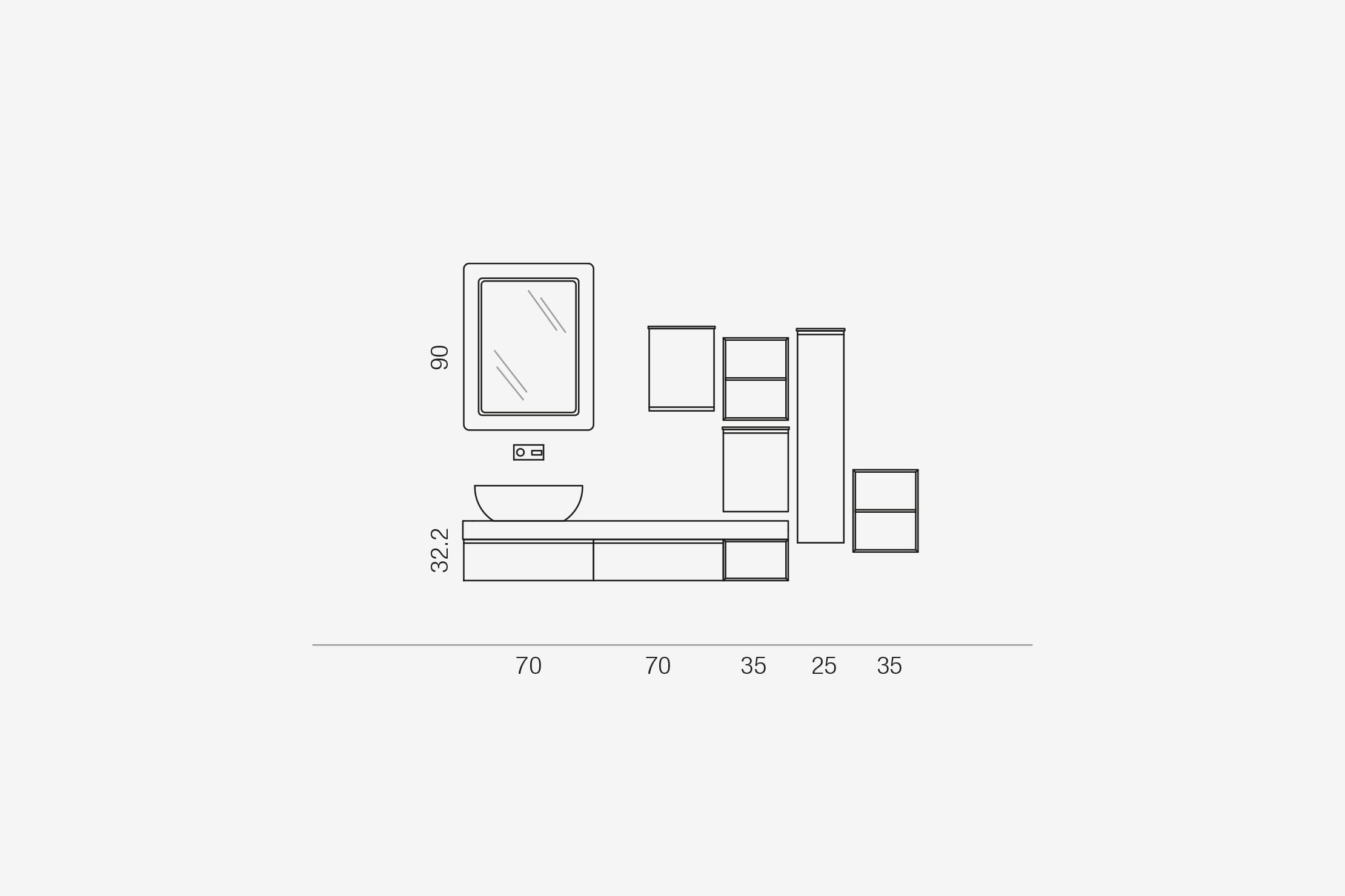 Комплект мебели 35 Arcom Goya STARC252 - Вид №2