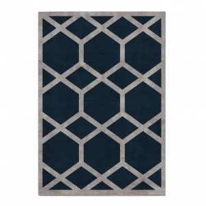 Ковер Ahston Blue 240x340 синий RUGBERRY ДИЗАЙНЕРСКИЕ, AHSTON 326021 Синий