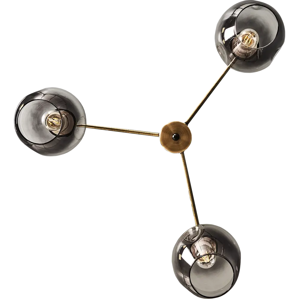 Люстра подвесная Riora L1175, 3 лампы, 8 м², цвет бронза LAMPLANDIA STLM-2128593 - Вид №1