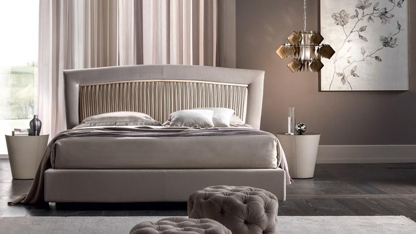 Cantori Круглая прикроватная тумбочка из кожи с зеркальной столешницей sun-id-1358391 - Вид №3