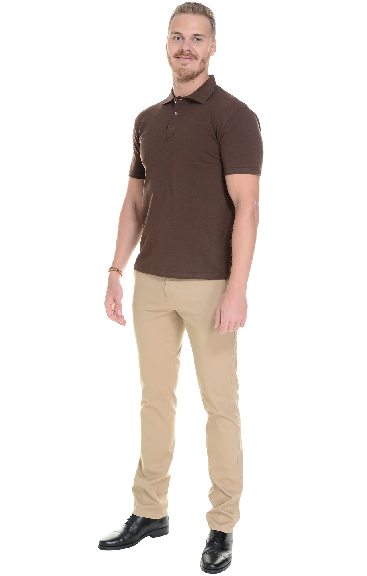 68260 Брюки  мужские beige (бежевые) El-Risto  Одежда для официантов  размер 48/182-188  - Вид №6