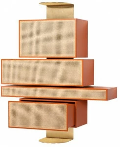 Wiener GTV Design Настенный шкаф для хранения вещей с откидными дверцами и ящиками Nyny