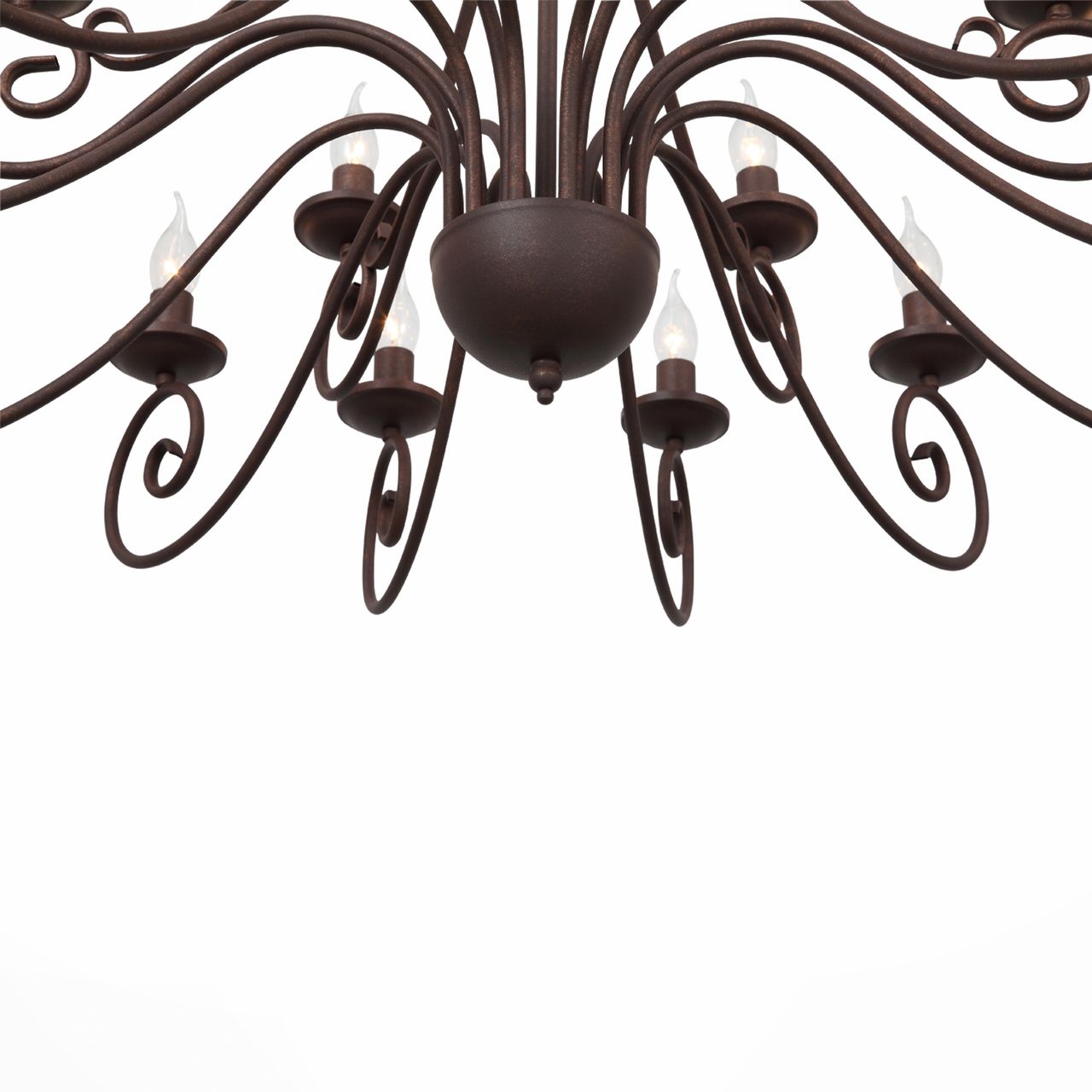 Подвесная люстра ST Luce Manjero SL313.703.18 коричневая ST LUCE ДИЗАЙНЕРСКИЕ, MANJERO 109297 Коричневый  - Вид №1
