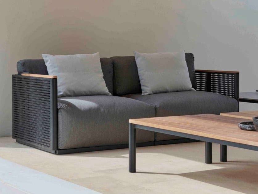 Термокрытая ткань и алюминиевый садовый диван GANDIABLASCO Bosc ARCH-00049093