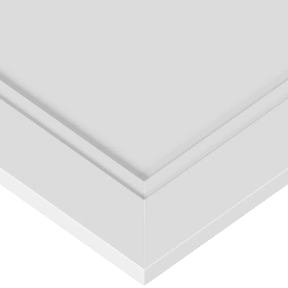 KONSENSA Фасад Котлас белый матовый для кухни в неоклассическом стиле 89387718 STLM-1563929 - Вид №5