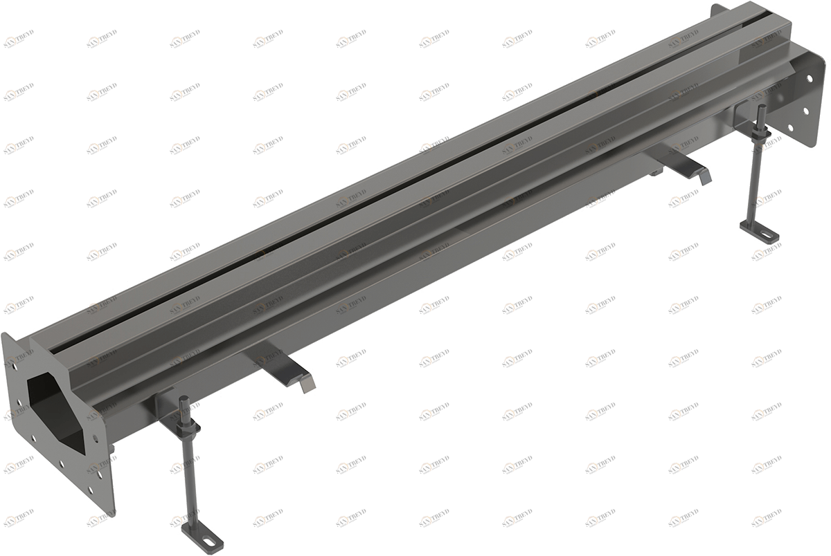 Промышленный желоб щелевой наклонный из нержавеющей стали AISI 304 ALCAPLAST APR21101S