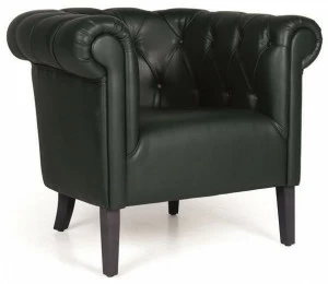 Fenabel Кресло из экокожи с подлокотниками Chesterfield