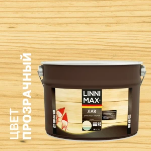 Лак паркетный LINNIMAX матовый для интенсивных нагрузок 9 л 89349629