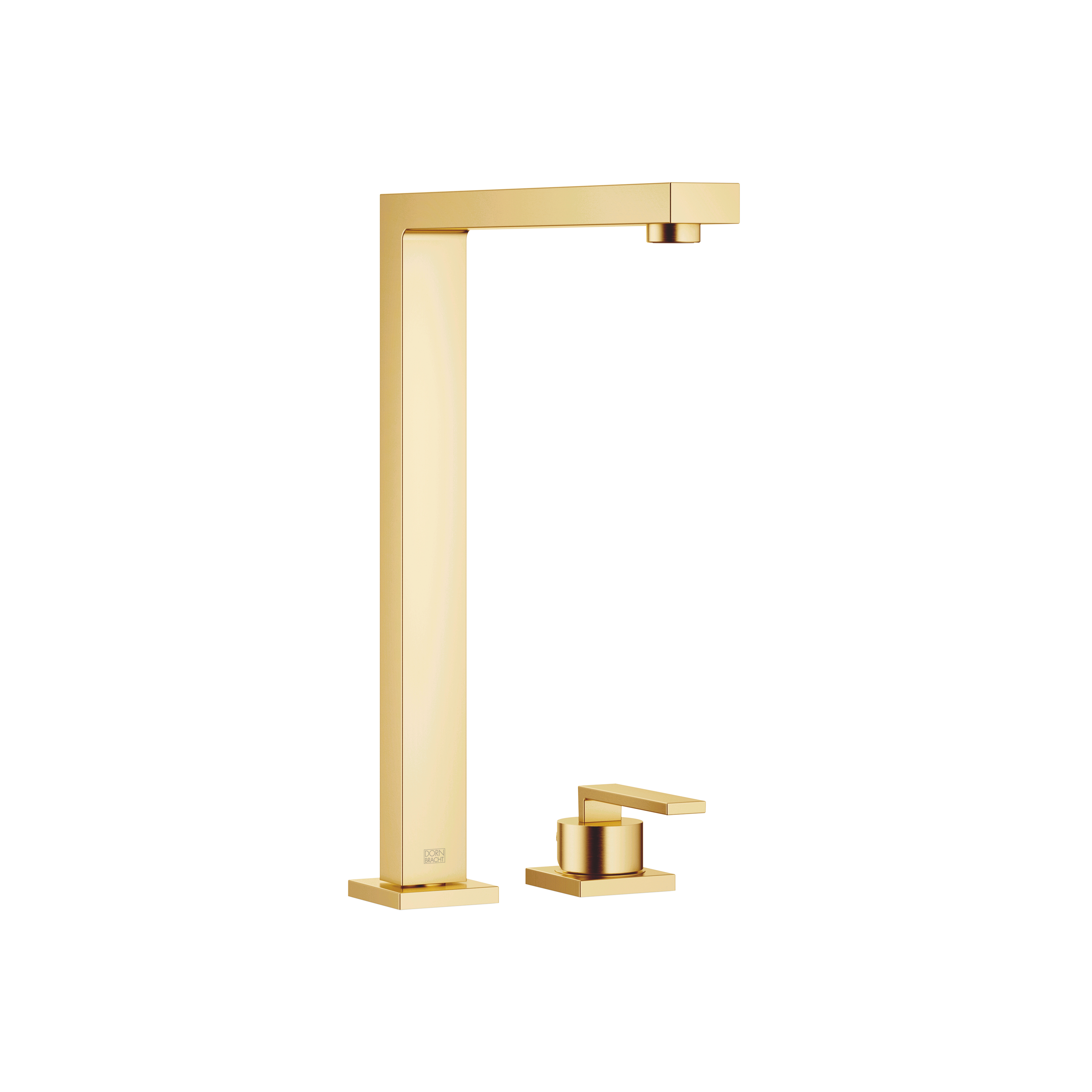 LOT Смеситель на два отверстия с отдельными розетками - Brushed Durabrass (23-каратное золото) DornBracht 32800680-28