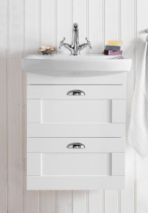 1751415 Life 500 M Шкаф Для Умывальника И Передняя Рама Ящика ... Hafa  Белый