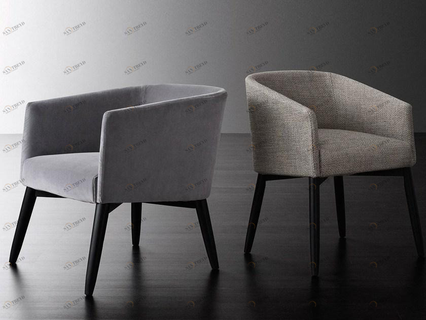 Meridiani Кресло со съемным чехлом из ткани с подлокотниками Lolyta sun-id-1383557