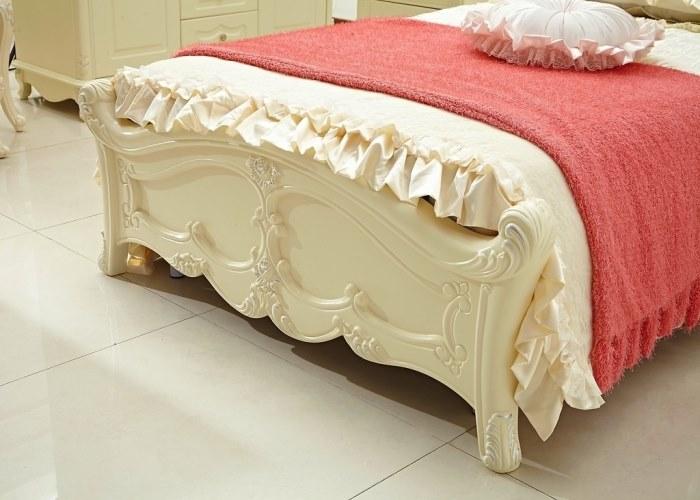 Arrediorg.it® Французская кровать из дерева с тафтинговым изголовьем Bella 978 - Вид №2