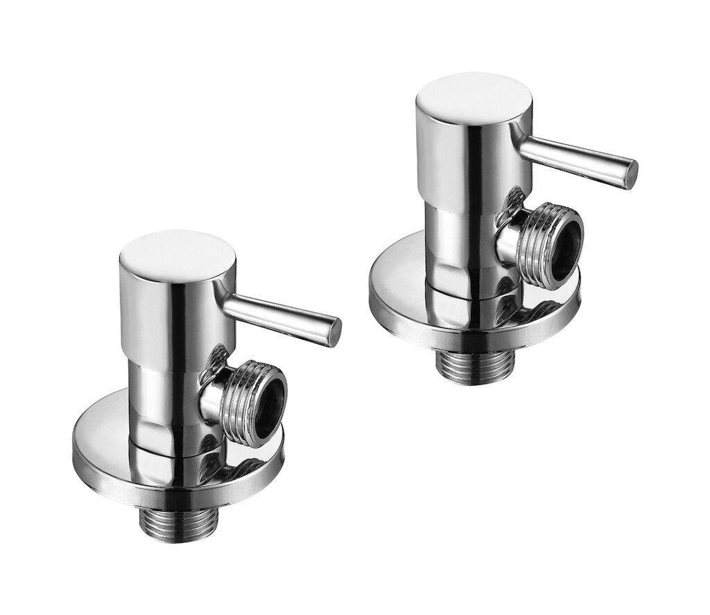 Пара круглых угловых кранов WE ARE IB sh002bo Modern Bronze RICAMBI