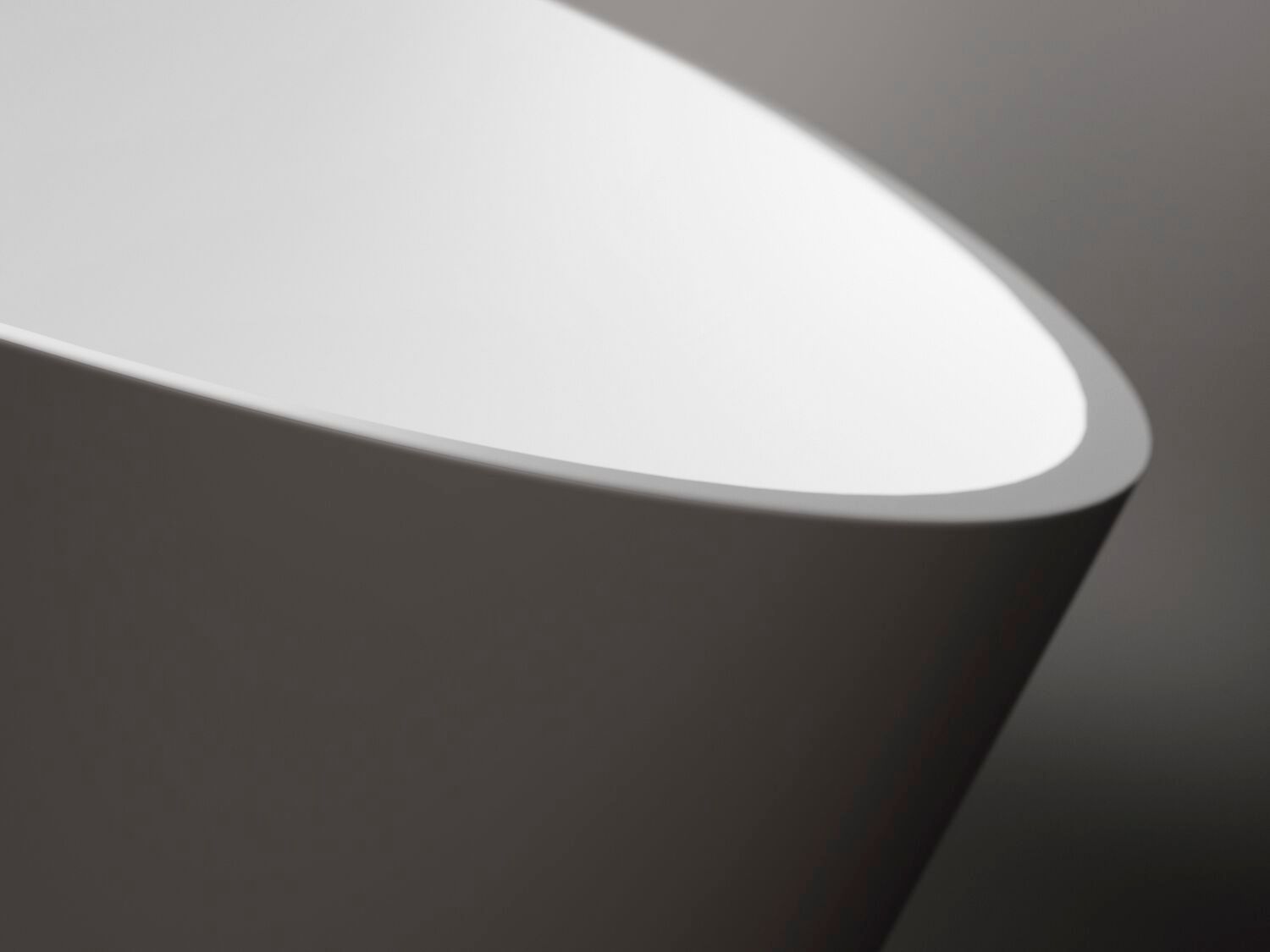 Овальная ванна в центре комнаты в твердой поверхности Gruppo Treesse мебель для ванной комнаты-отдельно стоящие ванны ARCH-00149866 - Вид №15