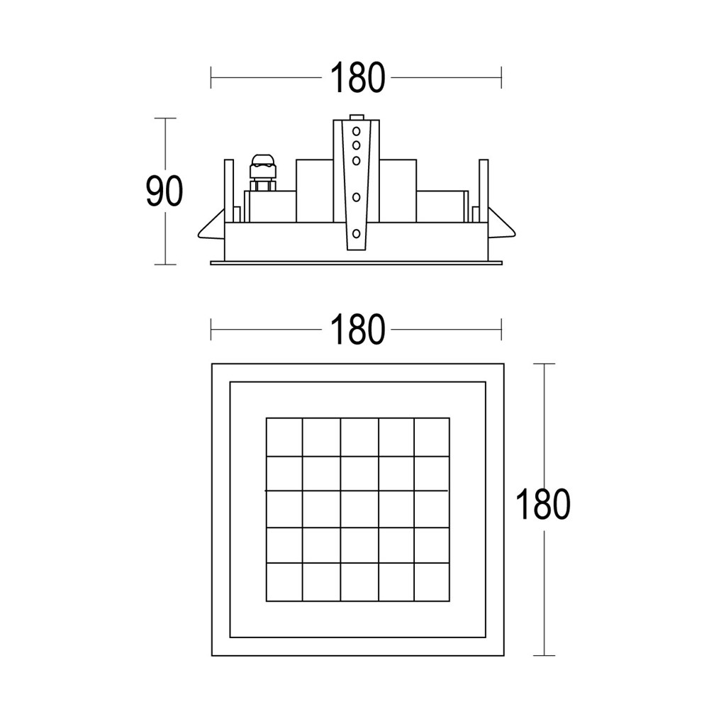 MaxiEdge SQ Ghidini Edge SQ Frame .01 Белый (Матовый)  - Вид №1