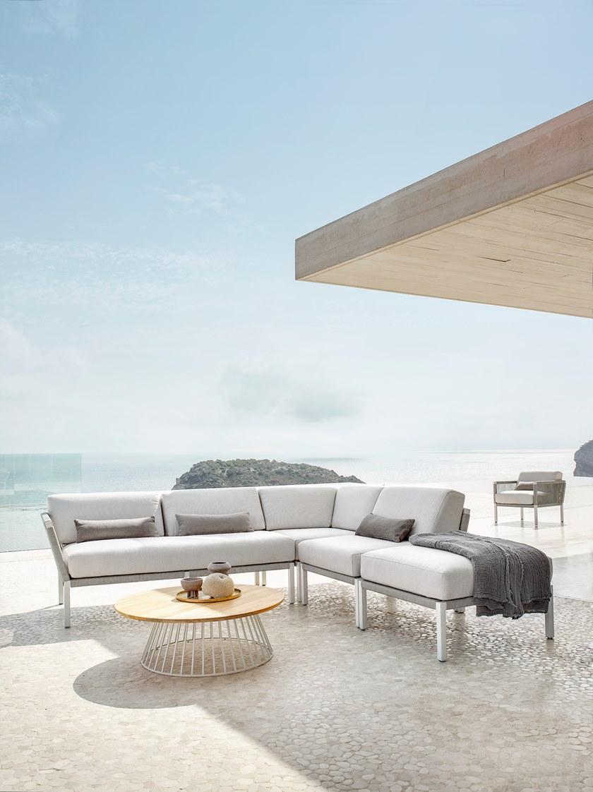 solpuri Круглый садовый столик из тика Grid sun-id-1362566 - Вид №4