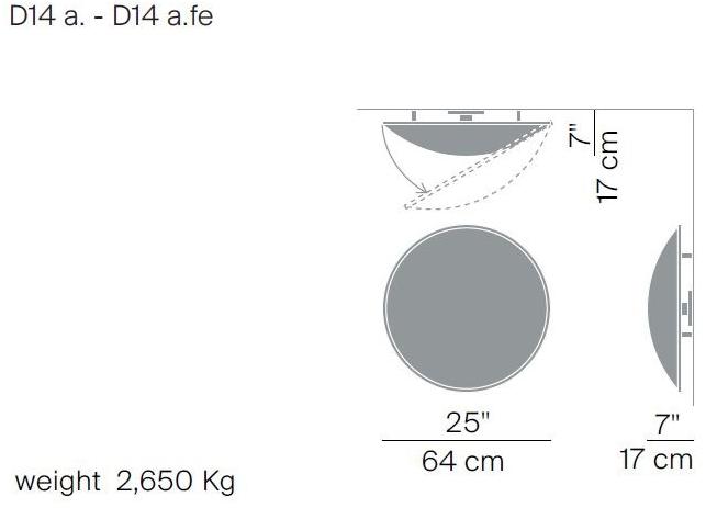 LUCEPLAN Бра / потолочный светильник из поликарбоната Trama sun-id-1441017 - Вид №2