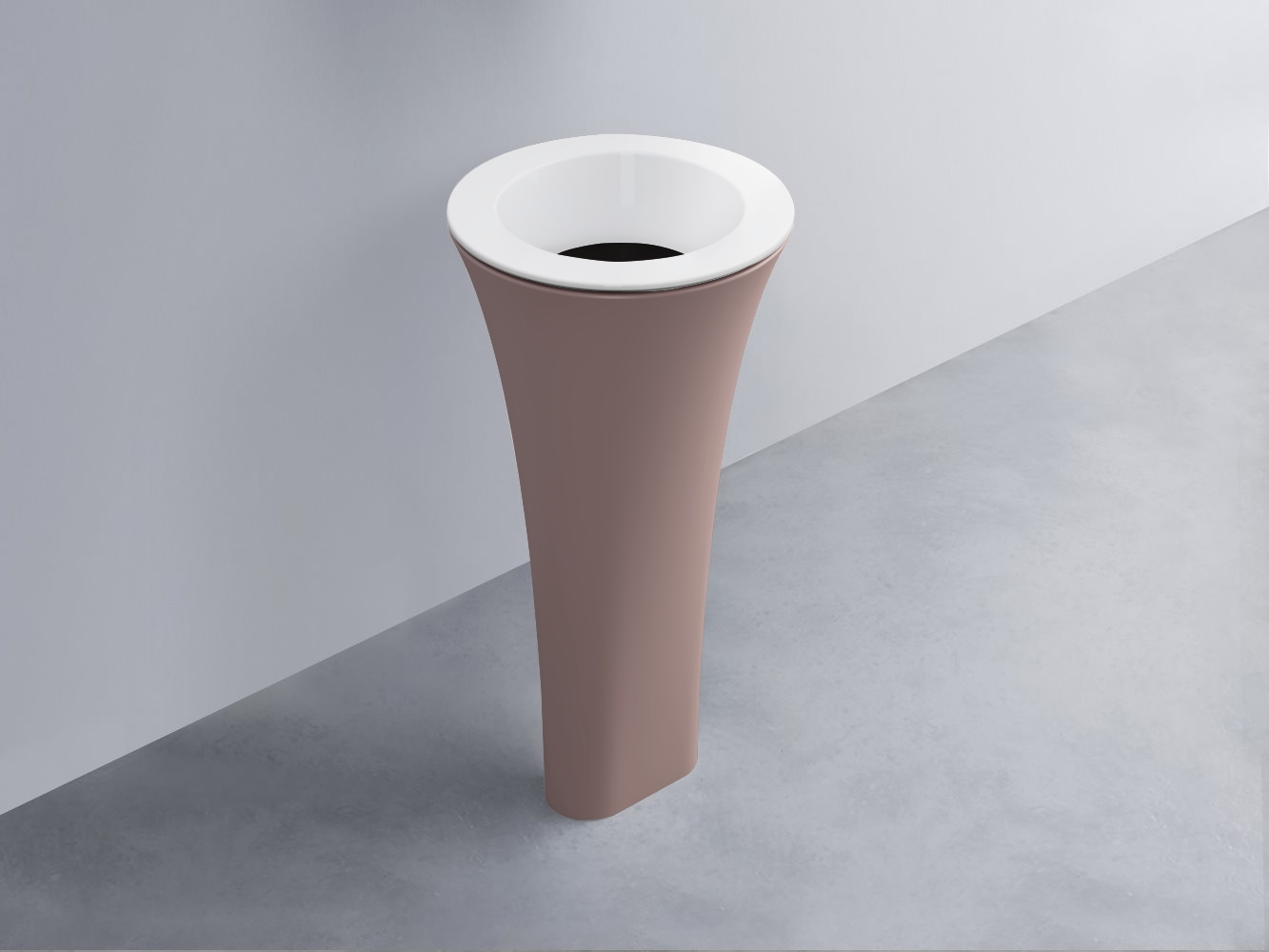 AMLA45-BL+AMPILT-LV+AMCOLT-CP Раковина Amedeo Tondo отдельностоящая cielo Enjoy + Amedeo Ceramica Cielo