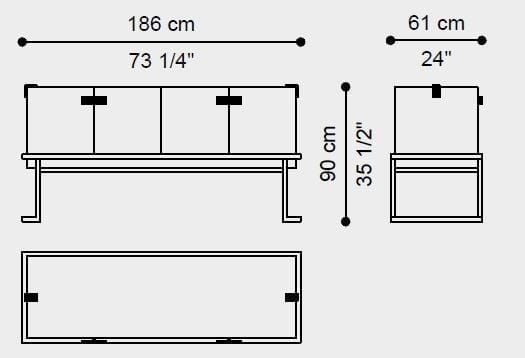 Шкаф с распашной дверью из металла и ткани ETRO Home Interiors Калькутта ARCH-00091670 - Вид №4