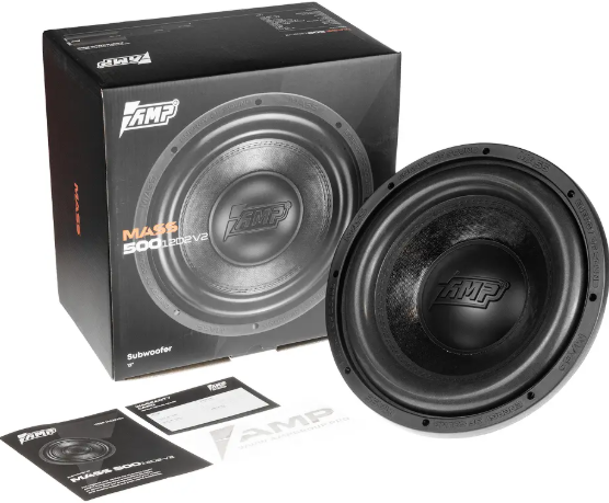 9248178 Сабвуферный динамик AMP MASS 500 12D2 V.2 STDN-0010743 - Вид №6