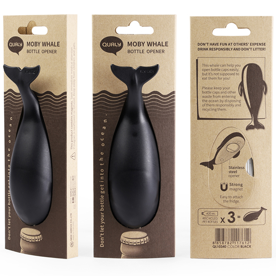 QL10340-BK Консервный нож Пластмассовый Qualy Великобритания  - Вид №6