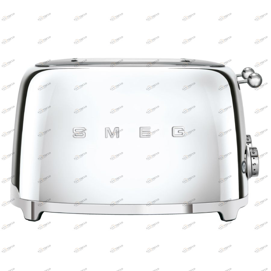 Тостер на 4 ломтика Smeg, хром TSF03SSEU