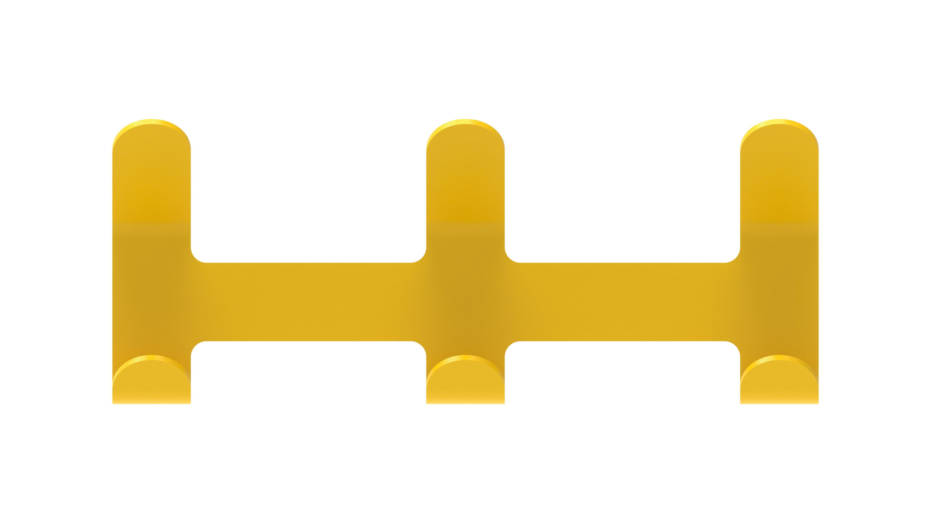 Стальная настенная вешалка с порошковым покрытием FUNCTIONALS SEI ARCH-00141446 - Вид №3