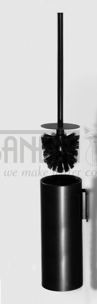 62311 Нержавеющий ëршик для чистки унитаза, черная матовая поверхность SANELA  - Вид №1