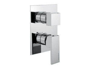 Однорычажный встраиваемый смеситель для душа с переключателем